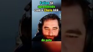 Fallen tá aprendendo com o Chelo kkk  #csgo #cs #cs2 #fallen