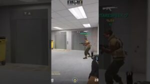 HİLE AÇIK KALMIŞ DUVAR ARKASINDAKİ Nİ VURDUM. #shorts #keşfet #csgo #cs2 #clutch #onetap #ak47 #ace