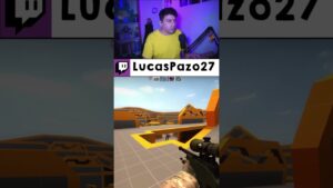 Le pegué en la rodilla | LucasPazo27 en #twitch #csgo #awp