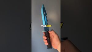 THIS IRL M9 BAYONET IS SICK!! #cs2 #csgo #csgoknife #cs2knife #csgounboxing #gaming #irlcsgoknife