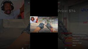 This Streamer didn't know how to React to this CSGO Unboxing!  #csgo #csgoroll #csgogloves