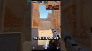 Insane 3K Thru Smoke!! #cs2premier #cs2 #cs2clips #csgo #anubis #insane