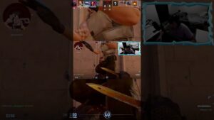My Crazy Double knife kill on Anubis #csgo #cs2 #gaming #fps #cod #viral #callofduty #best #shorts