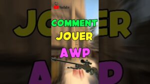 COMMENT jouer l' AWP sur COUNTER-STRIKE #tutorial  #tiktok  #csgo  #gaming  #shorts