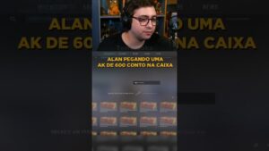 Alan sortudo (depois de gastar 500 com chave) #alanzoka #csgo #cs2