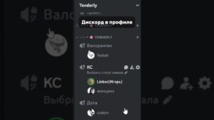 #tenderly #discord #gta #дискорд #csgo #dota2 #valorant #дискордсервер #рекомендации #genshinimpact