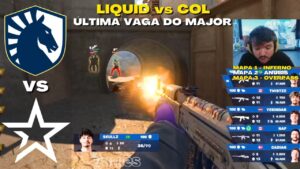 LIQUID vs COL (Jogo Completo) PGL CS2 Major Copenhagen 2024 Americas RMR