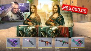 Abri 2x CAIXAS de R$5.000,00 no CSGO.NET 😱 ( Caixa da MONALISA no CS )
