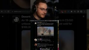 Ohnepixel reacts to Twitter debate about blue gem 🤣☠️ #cs #csgo #cs2 #csgoclips