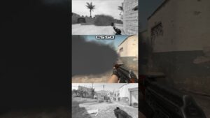 Smoke in different versions of Counter-Strike #csgo #cs2 #valve #games #difference #steam #smoke